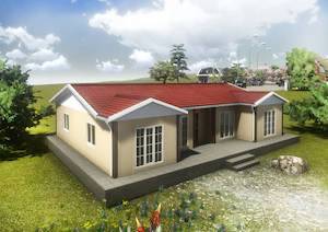 129m² Tek Katlı Çelik Prefabrik Ev