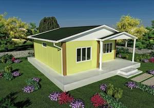 62m² Tek Katlı Prefabrik Ev
