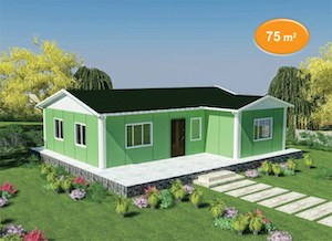 75m² Tek Katlı Prefabrik Ev
